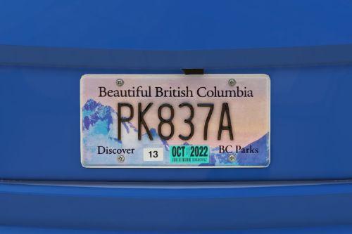 Real Canada License Plates Pack - 10 Provinces & 3 Territories [Addon & Replace]