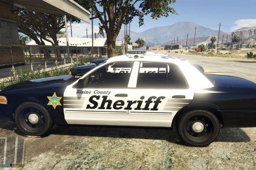 Blaine County Sheriff (VCSO) Livery for Vapid Victor (2K & 4K)