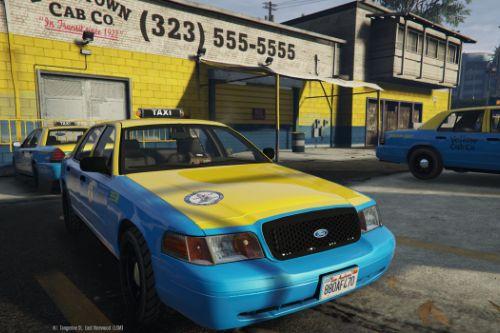 Los Angeles Ford Crown Victoria Taxi [4K]