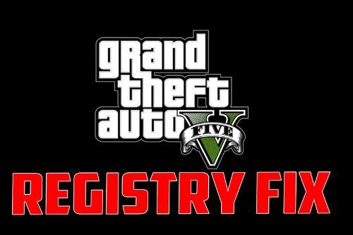 Grand Theft Auto V Registry Fix