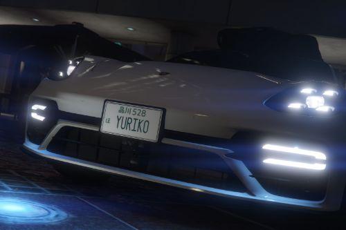 Japanese License Plates(+ White Album 2/Touma Kazusa Edition_Anime) [Add-on]/[Replace] 