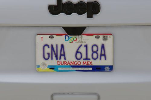 Real Mexico, Guatemala, El Salvador, Belize & Saba License Plates Pack  [Addon & Replace]