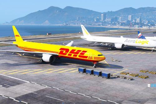 Optical Boeing 777-F AeroLogic / DHL livery [WIP]