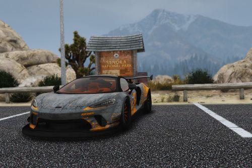 Handling for MANSAUG Mclaren GT