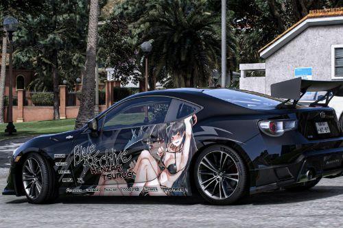 [Itasha] 2013 Toyota GT86 "Blue Archive"   Kenzaki Tsurugi paintjob