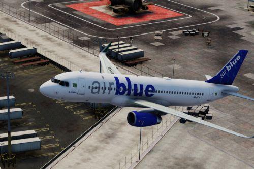 Air Blue livery  (Pakistan airline) a320_200 IAE engine