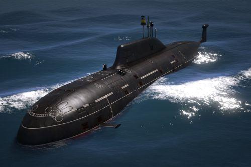 Akula Class Submarine Russian Navy [Add-On]