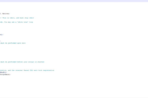 ScriptHookV SDK for Pascal