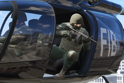 FIB SWAT Frogger [Add-On - working rappels]