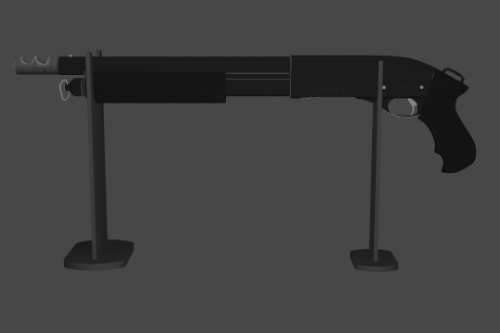Remington 870 Breaching Shotgun [Animated]
