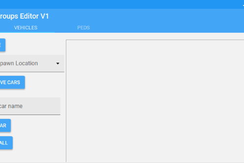 [UPDATE 1.1 - Support Raw/Encrypted ymt] Popgroups Editor [Spawn Addon cars and peds in game]