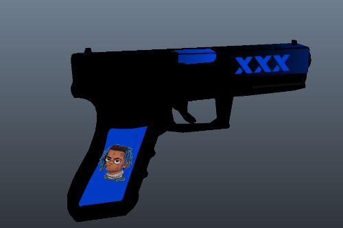 [FiveM] XXXtentacion Weapon Skin for the AP Pistol