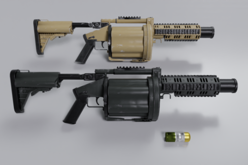 Milkor M32 Multi-shot Grenade Launcher [Replace | Animated]