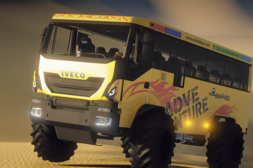 IVECO Monster Bus Safari in Qatar [Replace/FiveM]